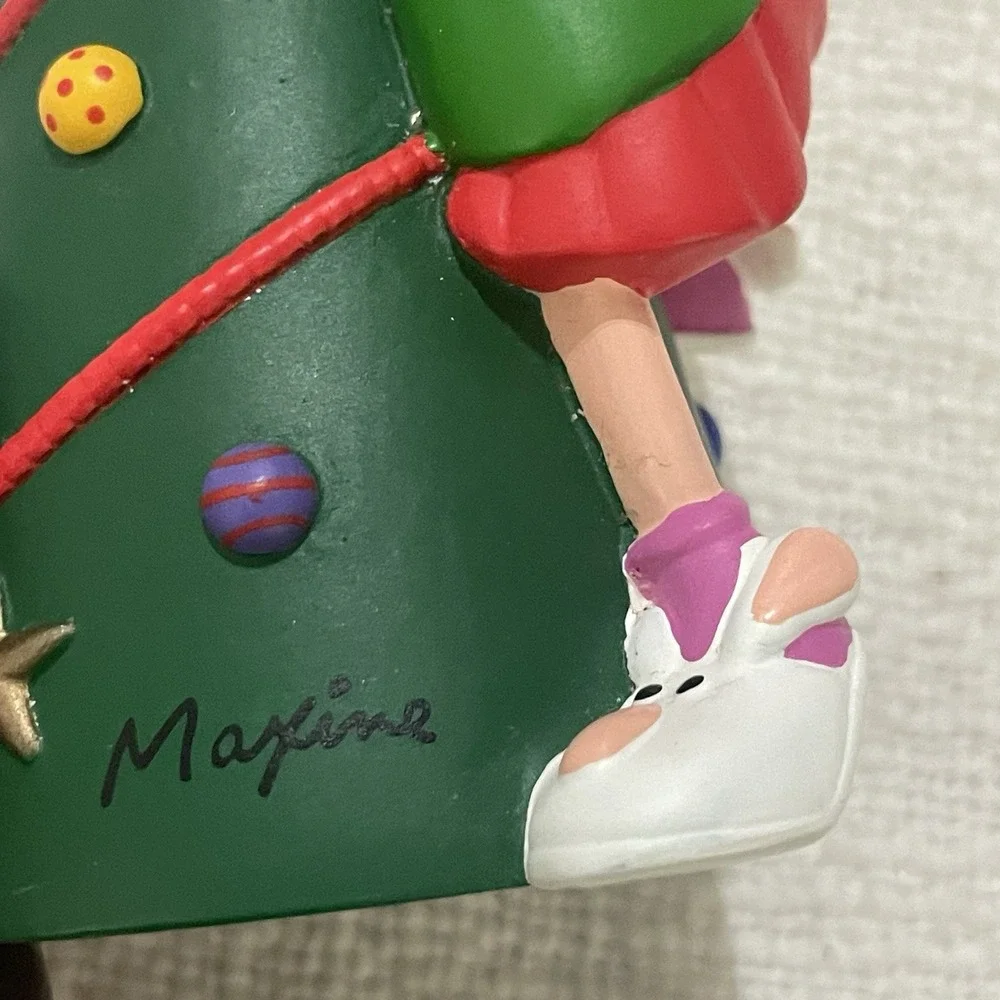 Maxine & Dog Floyd Decorating‎ Christmas Tree Large Gold Star Figurine 9 3/4